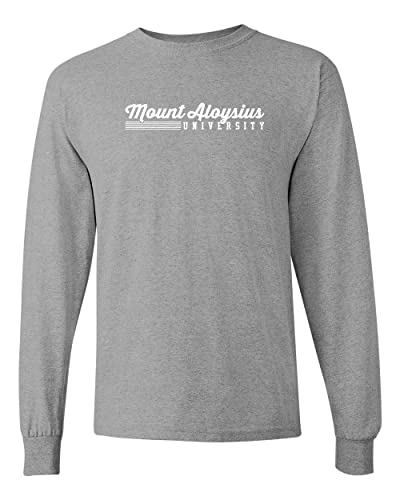 Mount Aloysius Long Sleeve T-Shirt - Sport Grey
