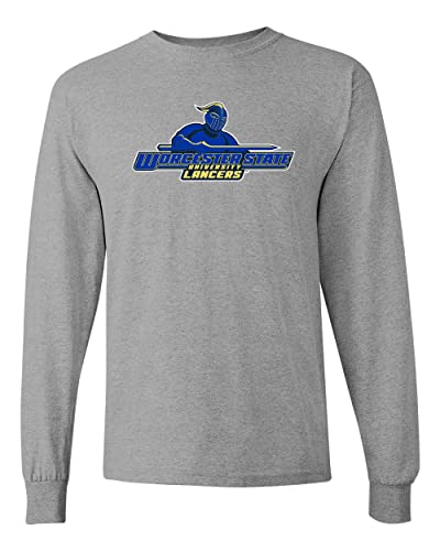 Worcester State University Lancers Long Sleeve Shirt - Sport Grey