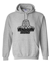 Load image into Gallery viewer, Lincoln University 1 Color Hooded Sweatshirt - Sport Grey
