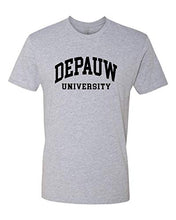 Load image into Gallery viewer, DePauw 1 Color Black Text Exclusive Soft Shirt - Heather Gray
