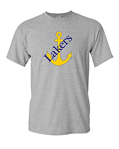 Lake Superior Anchor T-Shirt - Sport Grey