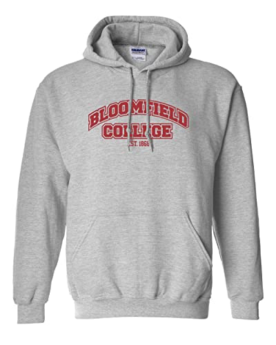 Bloomfield College Hooded Sweatshirt - Sport Grey
