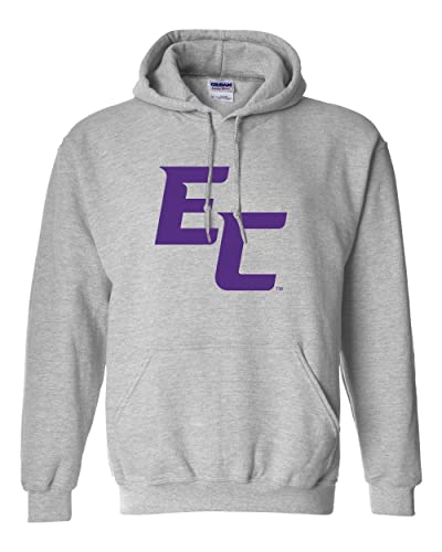 Elmira College EC Hooded Sweatshirt - Sport Grey