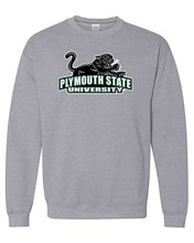 Load image into Gallery viewer, Plymouth State University Mascot Crewneck Sweatshirt - Sport Grey
