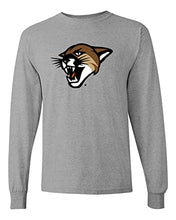 Load image into Gallery viewer, University of Vermont Catamount Head Long Sleeve Shirt - Sport Grey
