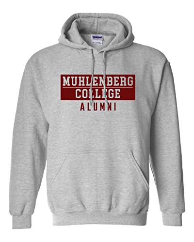 Muhlenberg College Alumni Hooded Sweatshirt - Sport Grey