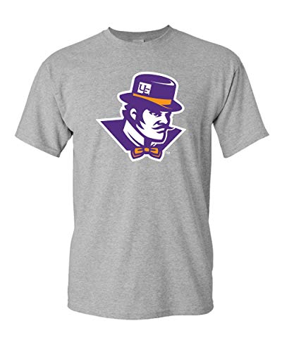 Evansville Full Color Ace Mascot T-Shirt - Sport Grey