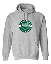 Load image into Gallery viewer, Babson Beavers Circle Logo Hooded Sweatshirt - Sport Grey
