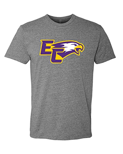 Elmira College EC Mascot Exclusive Soft T-Shirt - Dark Heather Gray