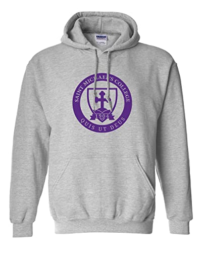 Saint Michael's College Hooded Sweatshirt - Sport Grey
