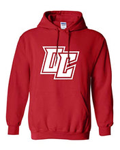 Load image into Gallery viewer, Premium Olivet College White OC Hooded Sweatshirt - Red
