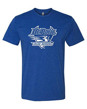 Load image into Gallery viewer, Premium DePaul University 1 Color Full Logo Adult T-Shirt - Royal
