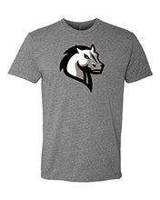 Load image into Gallery viewer, Mercy College Mascot Exclusive Soft Shirt - Dark Heather Gray
