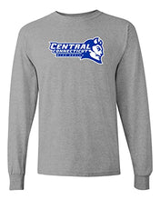 Load image into Gallery viewer, Central Connecticut Blue Devils Long Sleeve Shirt - Sport Grey
