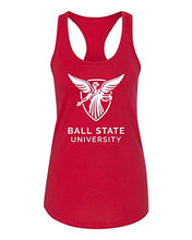 Load image into Gallery viewer, Ball State University One Color Official Logo Tank Top - Red
