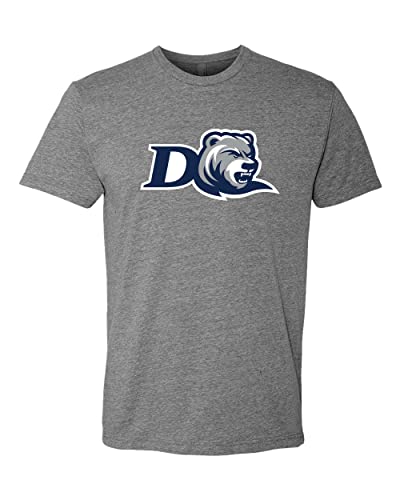 Drew University Primary Logo Exclusive Soft Shirt - Dark Heather Gray