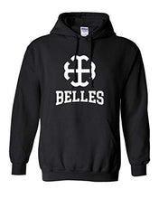 Load image into Gallery viewer, Saint Mary&#39;s College Belles 1 Color Logo Hooded Sweatshirt - Black
