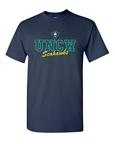 UNCW Seahawks Logo Pride Short Sleeve T-Shirt - Navy