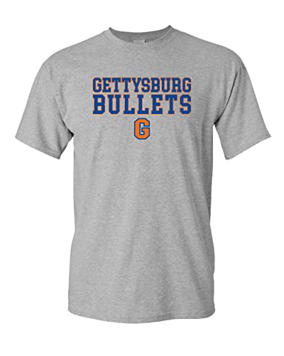 Gettysburg College G T-Shirt - Sport Grey