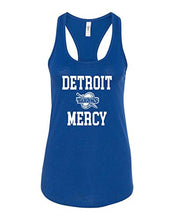 Load image into Gallery viewer, Detroit Mercy Stacked One Color Tank Top - Royal
