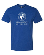 Load image into Gallery viewer, Siena Heights Stacked White Logo Exclusive Soft Shirt - Royal
