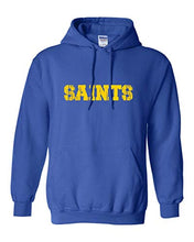 Load image into Gallery viewer, Siena Heights Distressed Saints Hooded Sweatshirt - Royal
