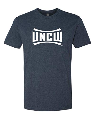 Premium UNCW Logo One Color North Carolina Wilmington Seahawks Mens/Womens T-Shirt - Midnight Navy