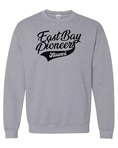 Vintage East Bay Pioneers Alumni Crewneck Sweatshirt - Sport Grey