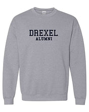 Load image into Gallery viewer, Drexel University Alumni Navy Text Crewneck Sweatshirt - Sport Grey

