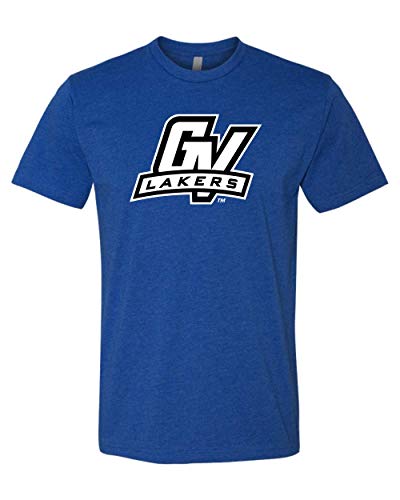Premium Grand Valley State University Lakers Adult T-Shirt GVSU Alumni Mens/Womens T-Shirt - Royal