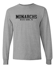 Load image into Gallery viewer, King&#39;s College Monarchs Long Sleeve T-Shirt - Sport Grey
