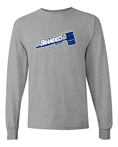 Brandeis University Judges Long Sleeve Shirt - Sport Grey