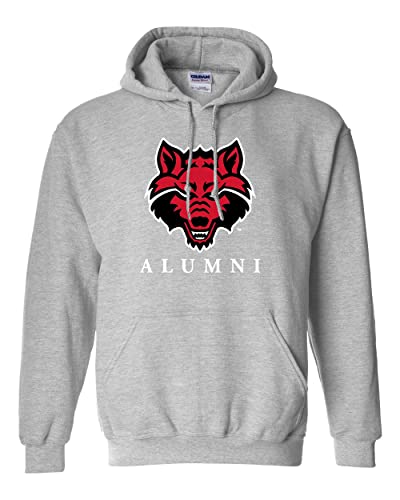 Arkansas State University Alumni Hooded Sweatshirt - Sport Grey