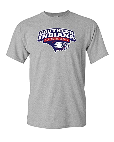 Southern Indiana Screaming Eagles Full Color T-Shirt - Sport Grey