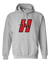 Load image into Gallery viewer, University of Hartford H Hooded Sweatshirt - Sport Grey
