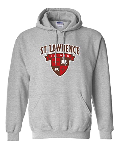 St Lawrence Full Color Logo Hooded Sweatshirt - Sport Grey
